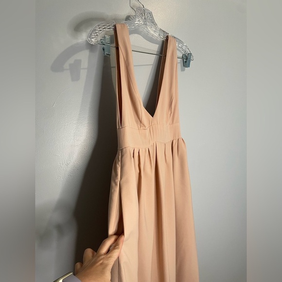 Jill by Jill Stuart BHLDN Blush Pink Dress Bridesmaid Daphne Gown Wedding Size 2 - Picture 13 of 16